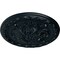 Ekena Millwork Stockport Ceiling Medallion, Hand-Painted Night Shade, 11 3/4"OD x 3/8"P CM12STNSF - alternate 4